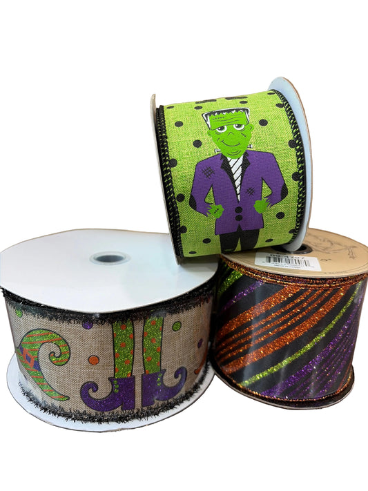 BDL002 3-pc Halloween Ribbon