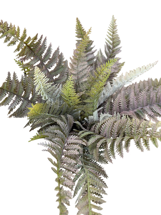 21in Mauve Green Fern - Premium Greenery for Wreaths, Arrangements and Home Decor Allstate
