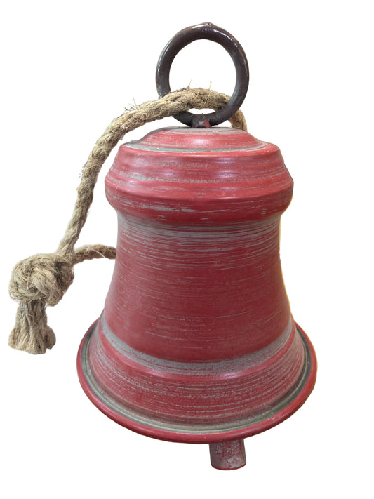 5.5in Antique Red Metal Bell - Premium Attachments for Wreaths, Arrangements and Home Decor Craig Bachman