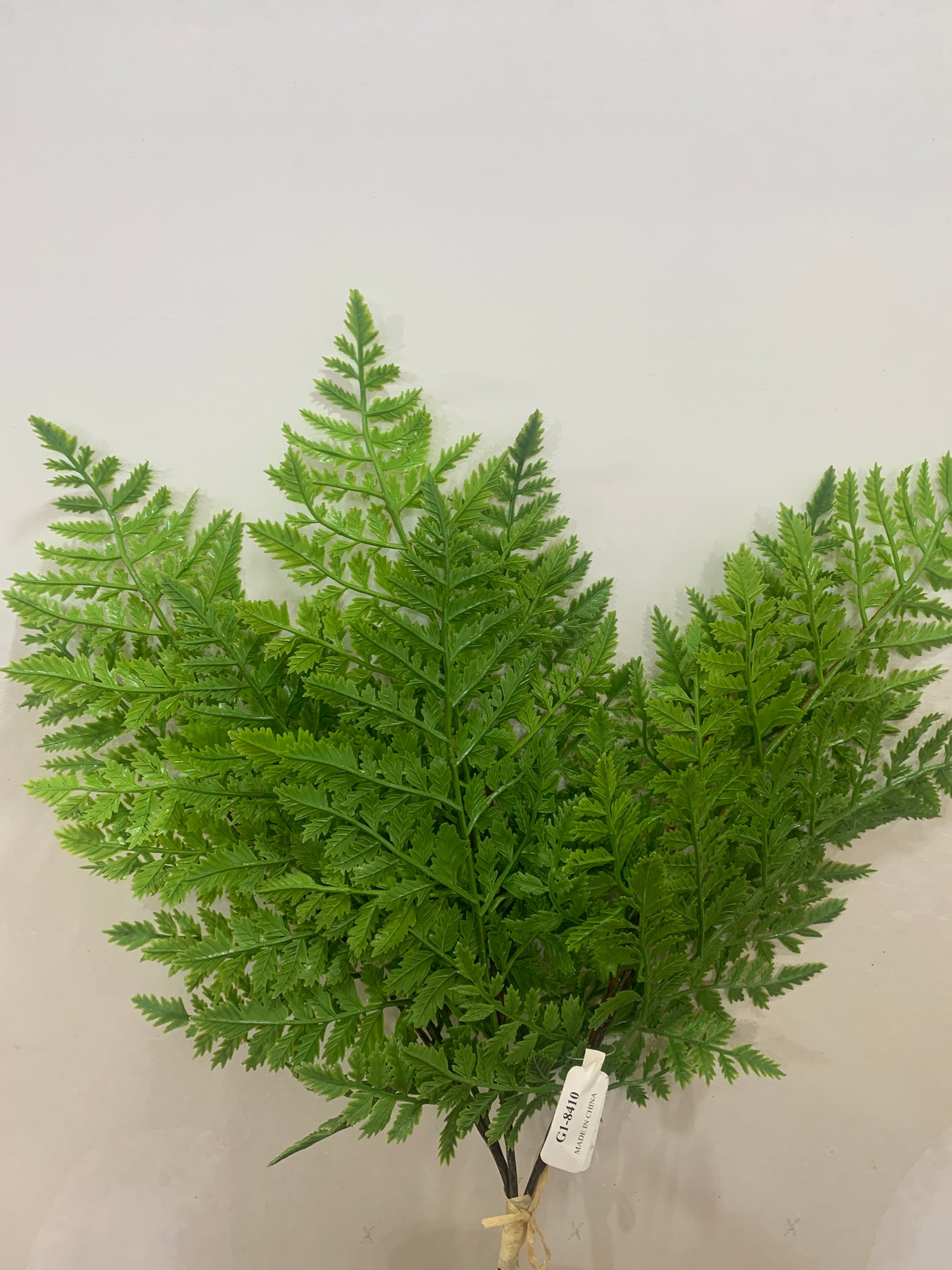 21in Soft Touch Leather Fern x3 - Premium Artificial Greenery for Wreaths, Arrangements & Home Decor