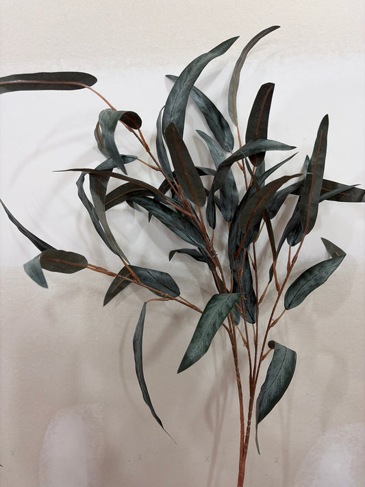 Dusty Blue Willow Eucalyptus - Premium Greenery for Wreaths, Arrangements and Home Decor LFI