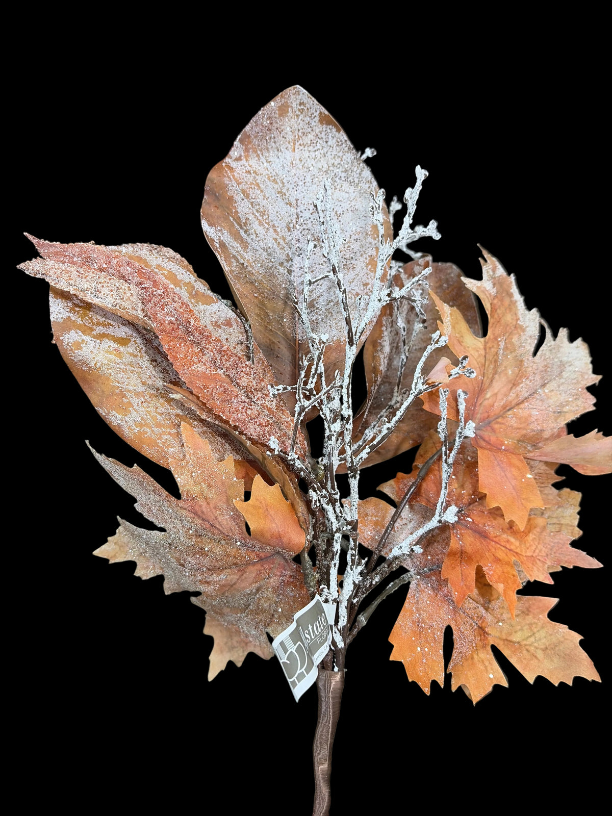 16in Fall Maple & Magnolia Leaves - Premium Greenery for Wreaths, Arrangments and Home Decor Allstate
