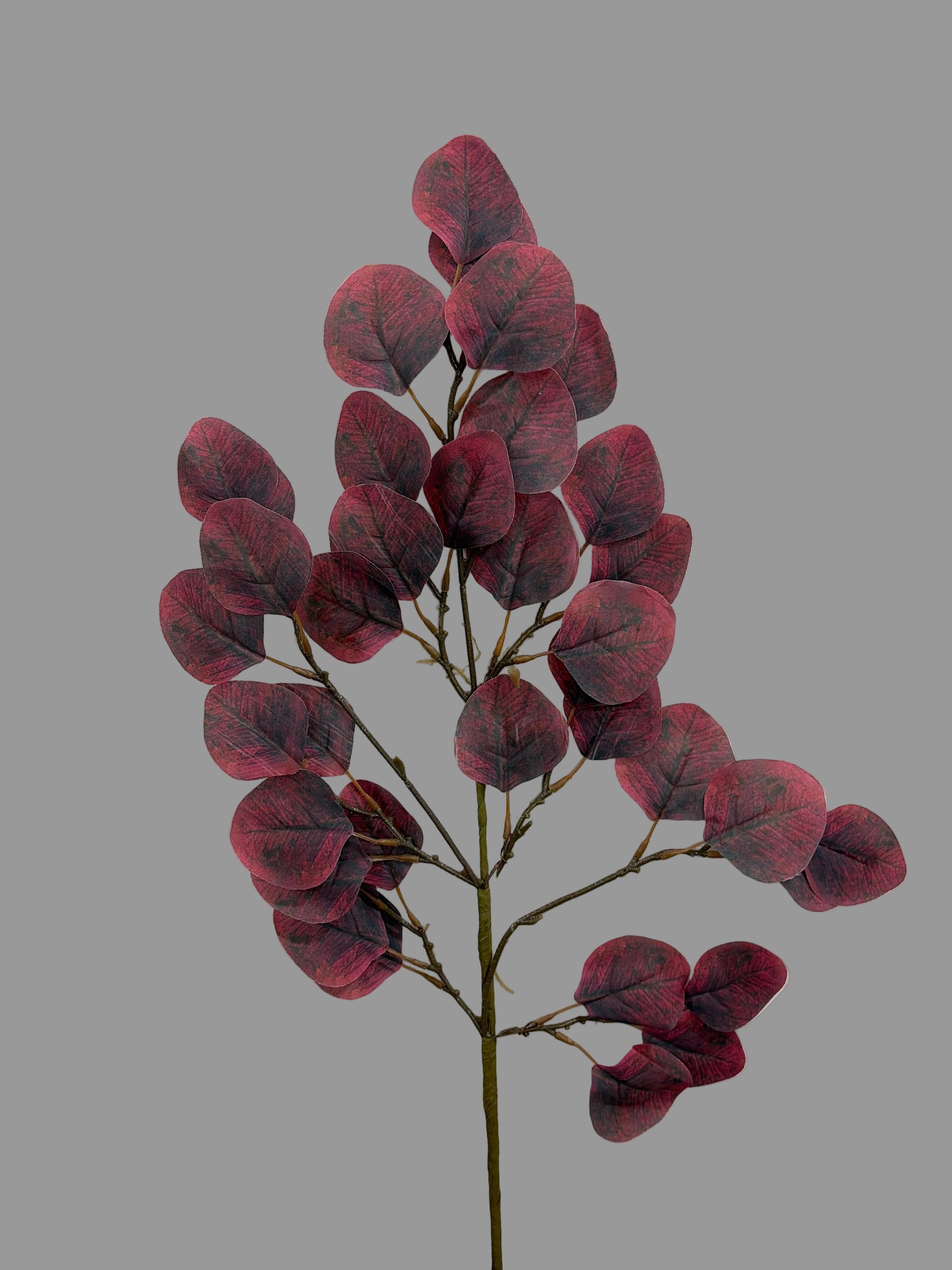 32in Burgundy Beech Leaf Spray - Premium Greenery for Wreaths and Home Decor Vickerman