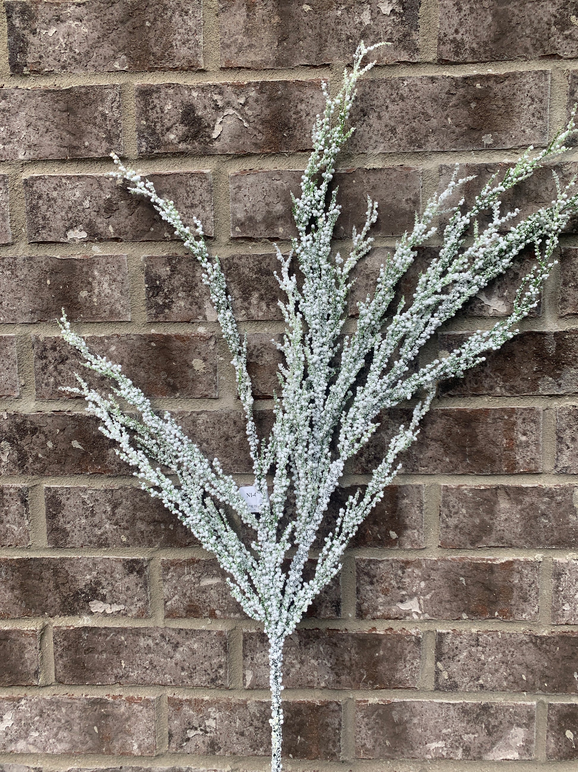 41in White Bubble Berry Spray - Premium Greenery for Wreaths, Arrangements and Home Decor CRI