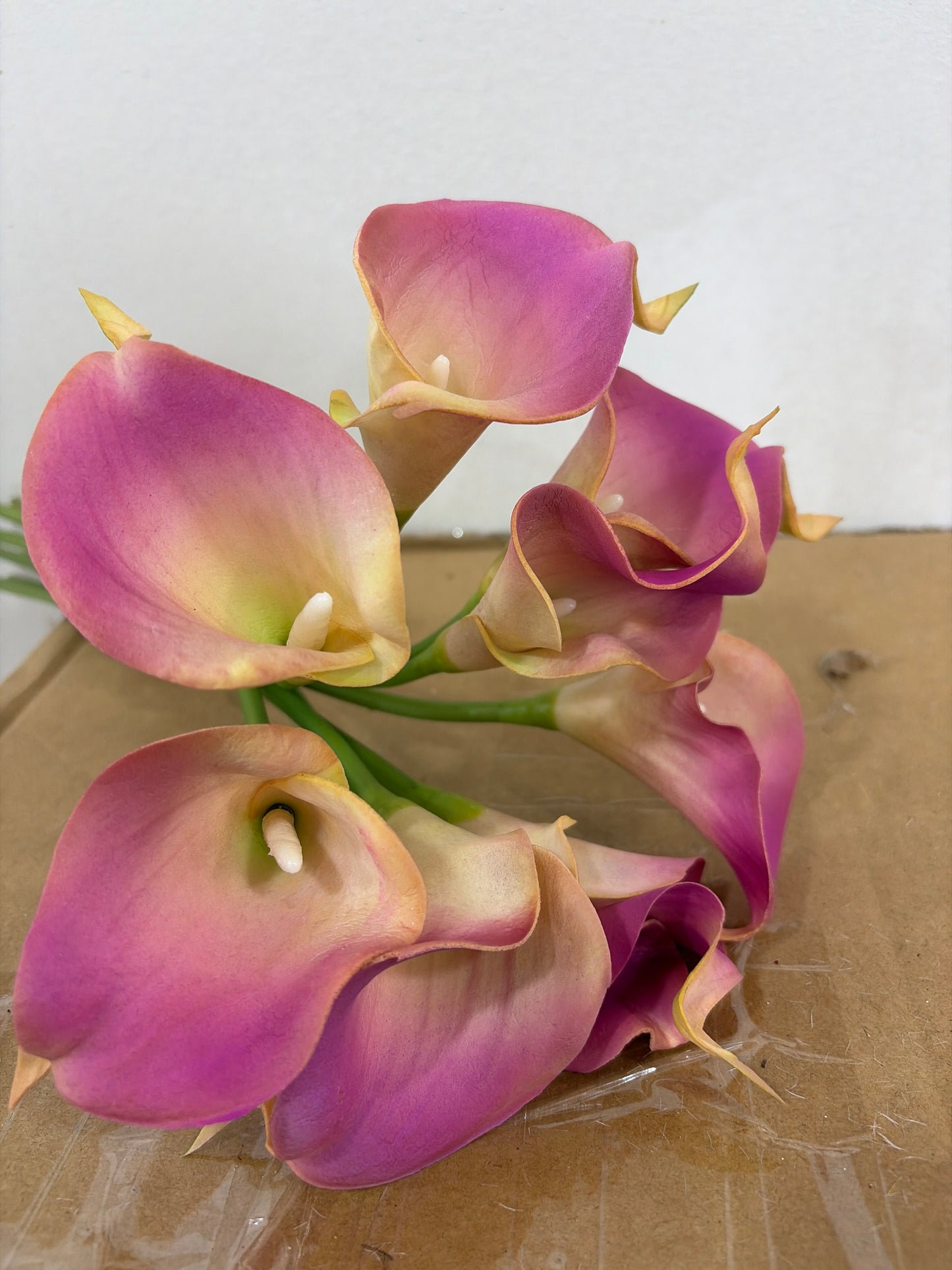 14in Calla Lily Bundle x9 - Premium Florals for Wreaths, Arrangements and Home Decor
