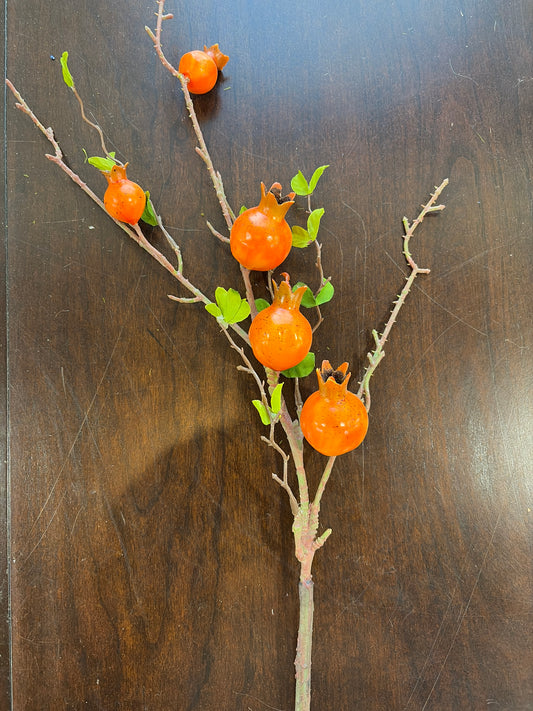 25in Orange Pomegranate