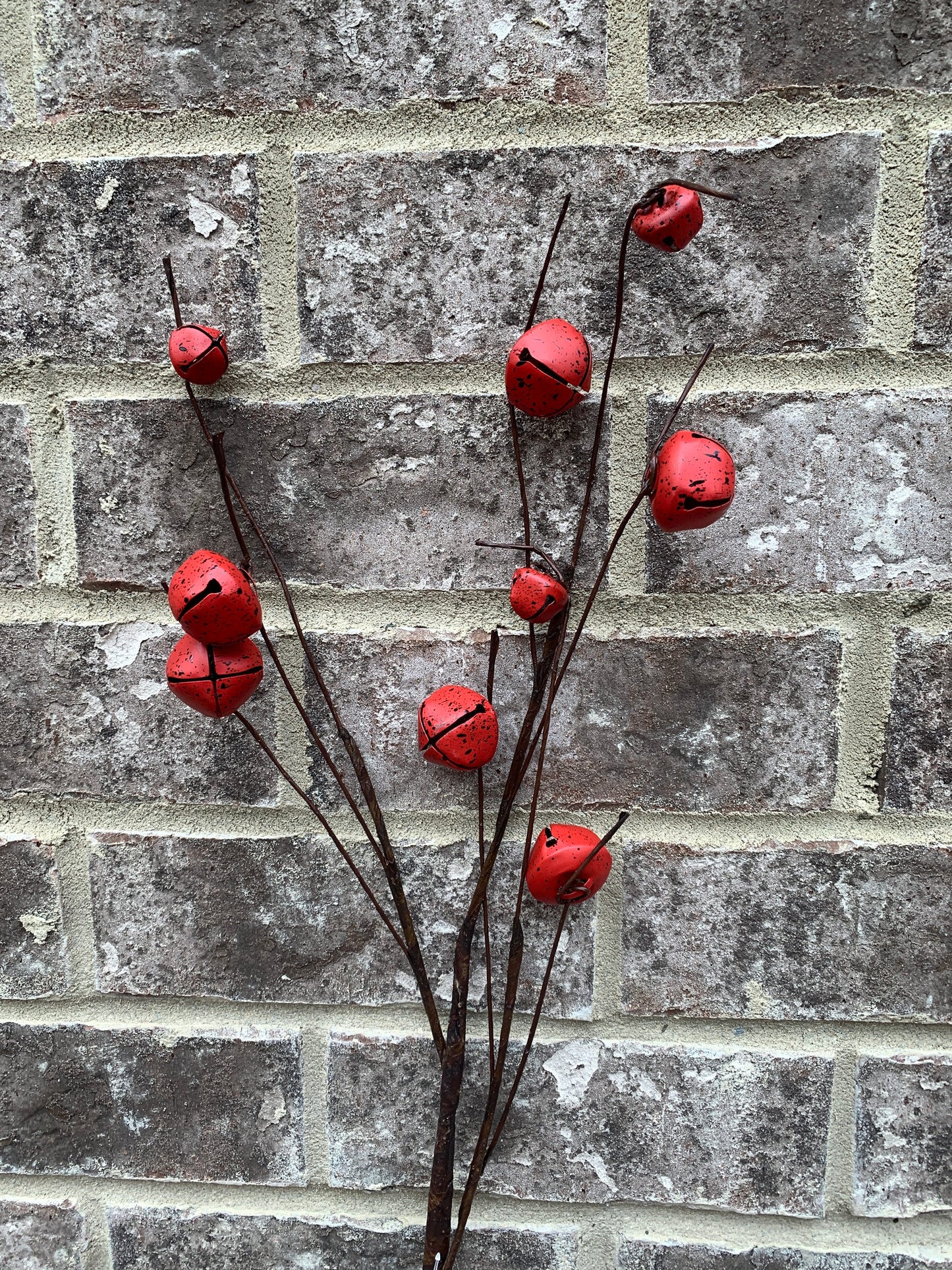 Rustic Jingle Bells on Twigs