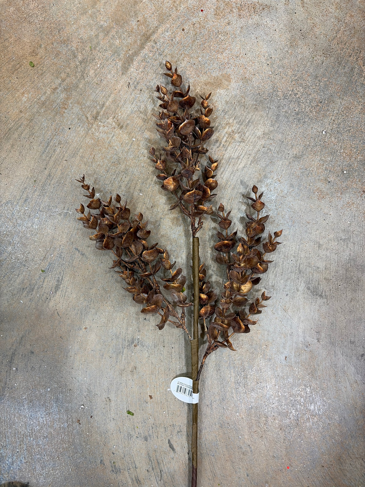 24in Copper Mini Eucalyptus Spray - Premium Greenery for Wreaths and Home Decor Regency