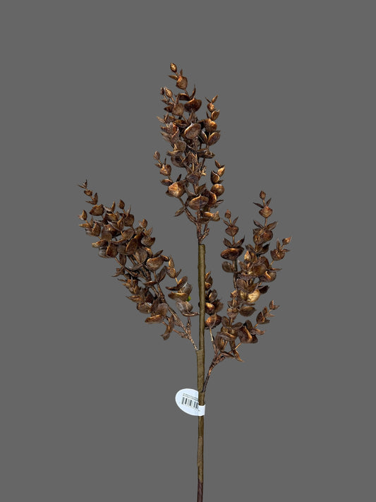 24in Copper Mini Eucalyptus Spray - Premium Greenery for Wreaths and Home Decor Regency