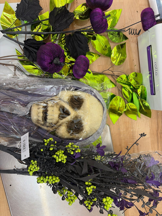 5pc Purple Hair Witch Bundle
