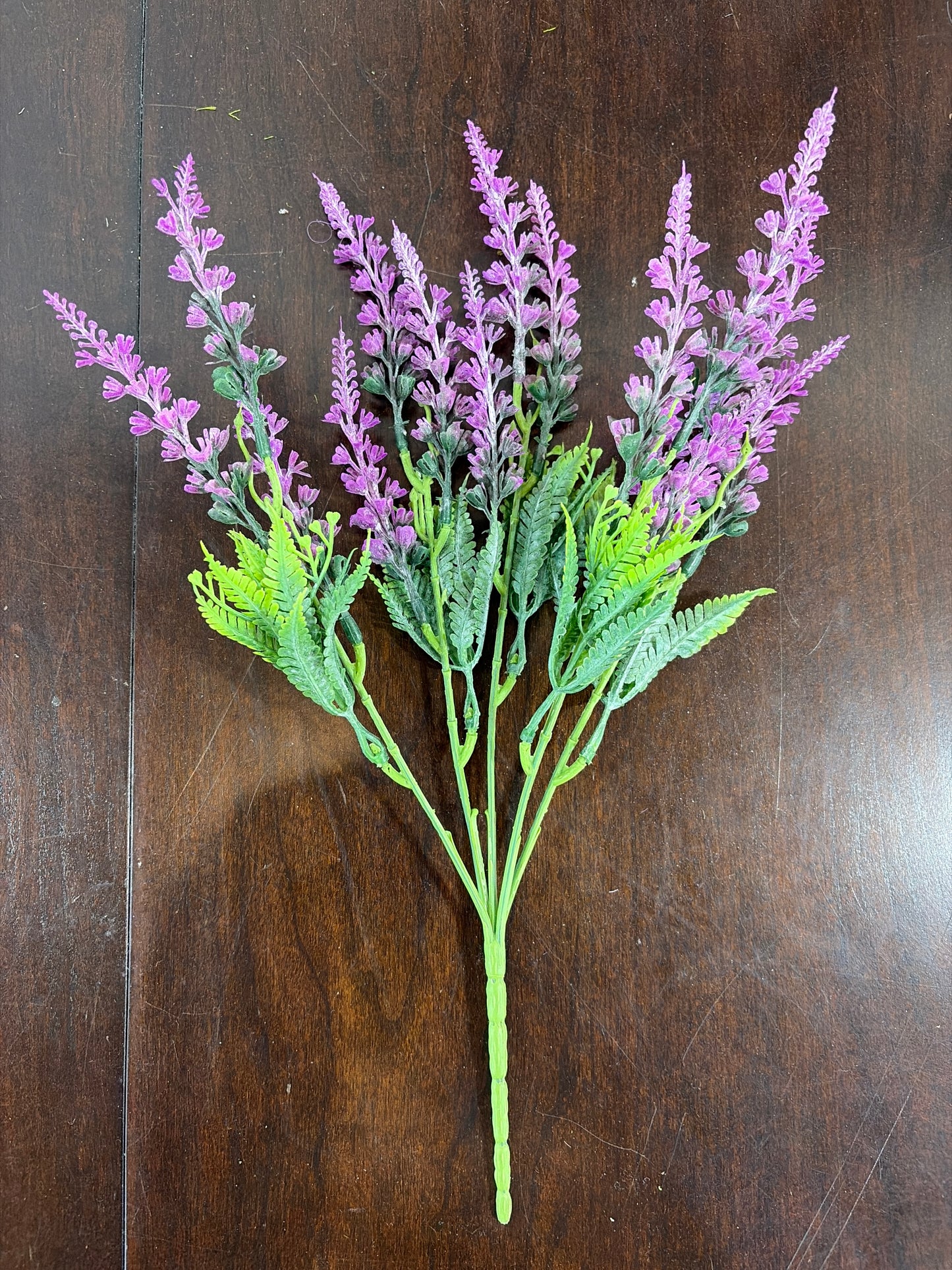 14in Light Purple Blooming Greenery