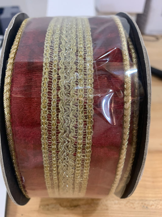 2.5inx10yd DSTEVENS Burg Gold Center