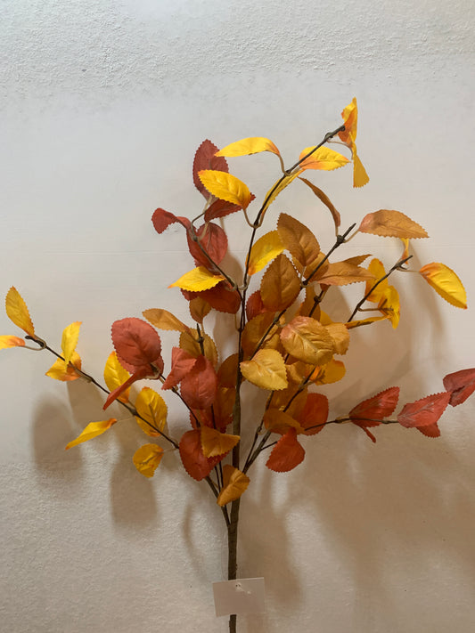 19in Fall Mix Elm Spray ORANGE Impressive