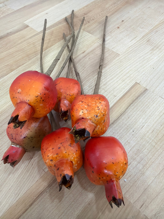 9in Mini Pomegranate SET OF 6 LFI