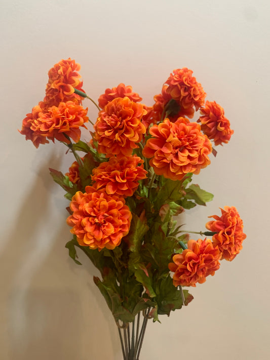 16in Marigold Bush x9 ORANGE Golden Bell