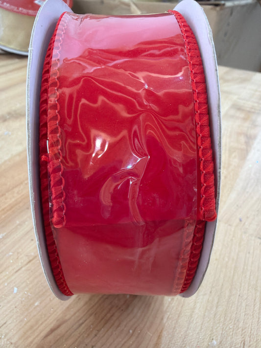 1.5inx10yd Value Velvet RED
