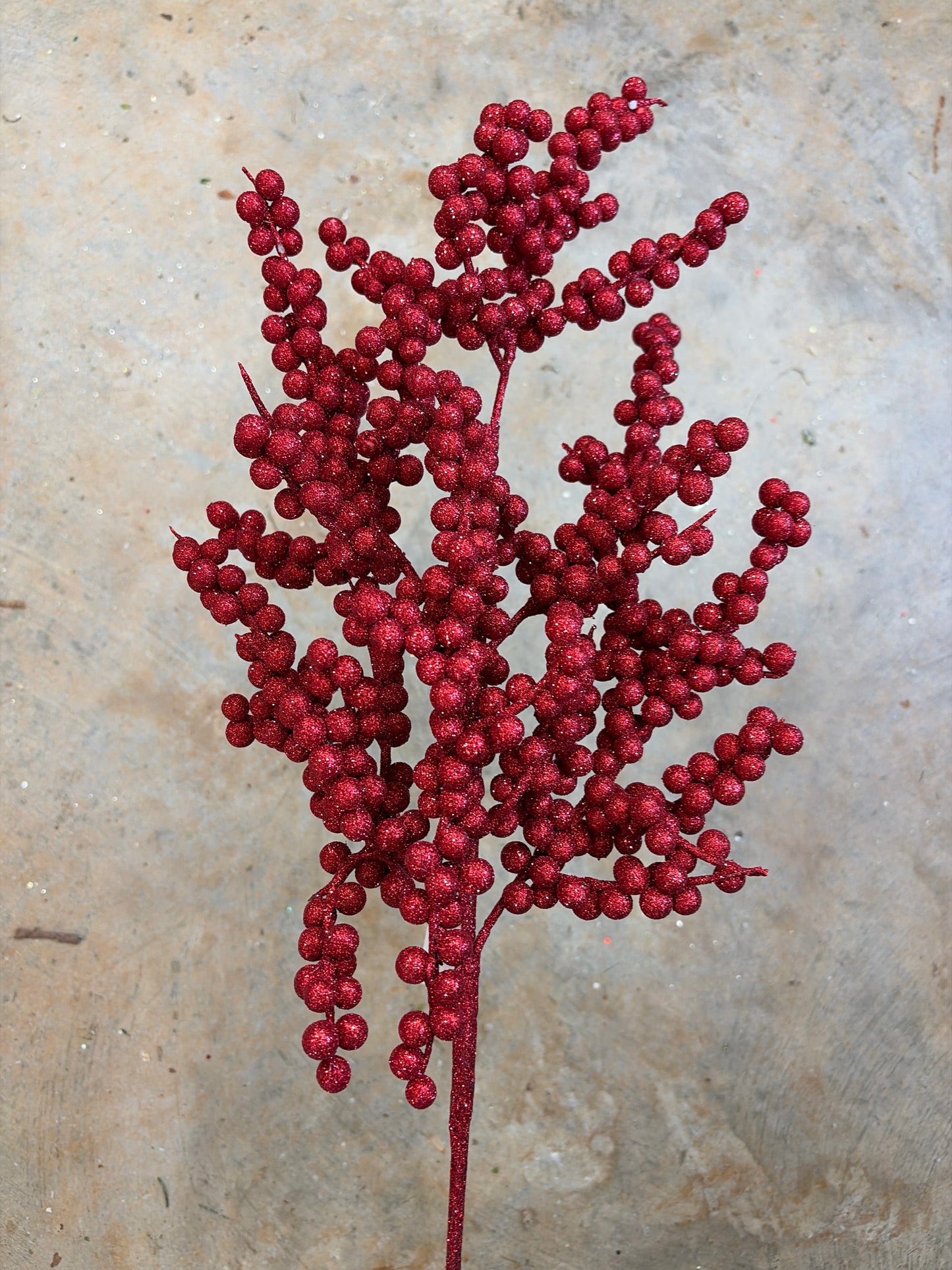 27in Red Glitter Berry - Premium Greenery for Wreaths, Arrangements and Home Decor Craig Bachman