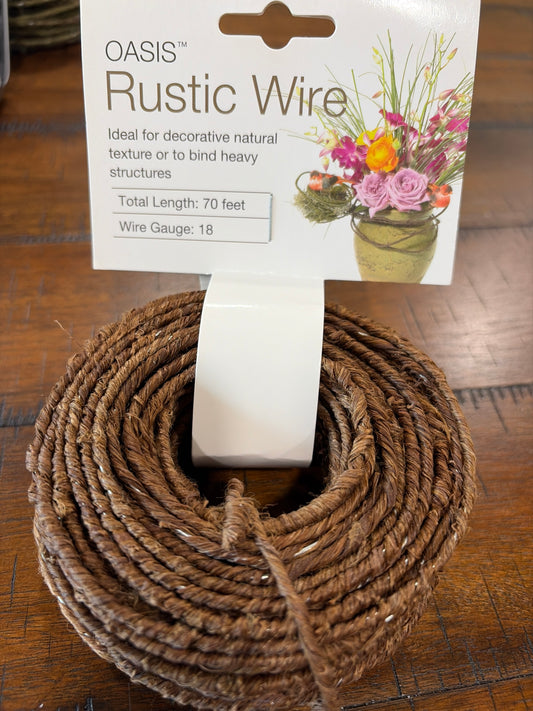 Brown Oasis Wreath Hanger Wire
