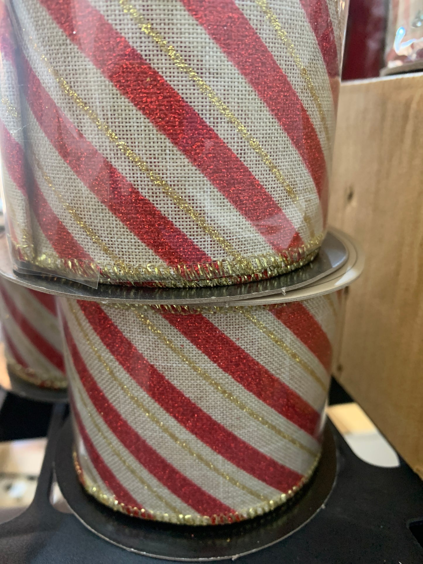 2.5in Dstevens Red/Gold diag on natural