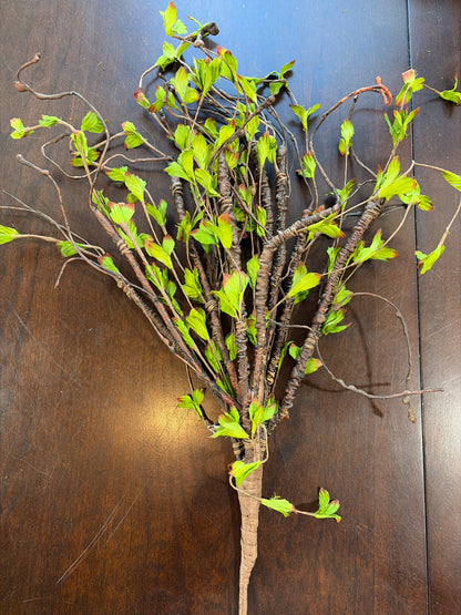 21in Greening Brown Twig Spray