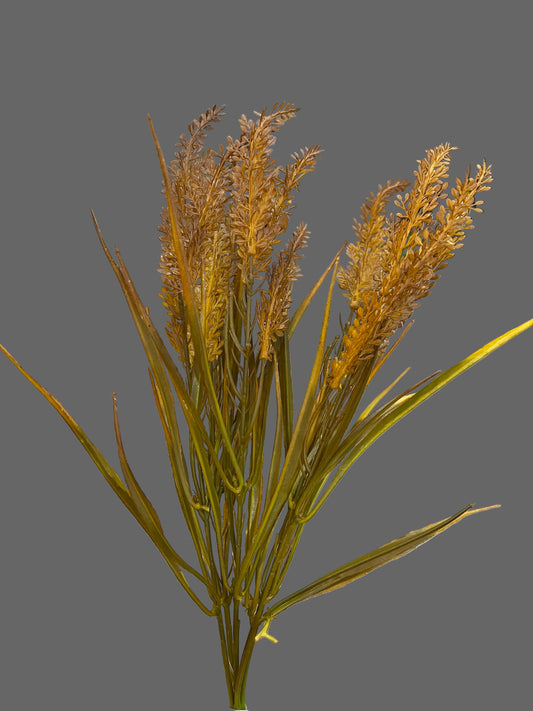 18in Brown Heather Seed Grass  - Premium Greenery for Wreaths, Arrangements and Home Decor Impressive