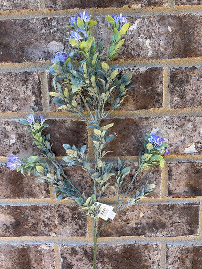 30in Purple Tea Leaf & Flower