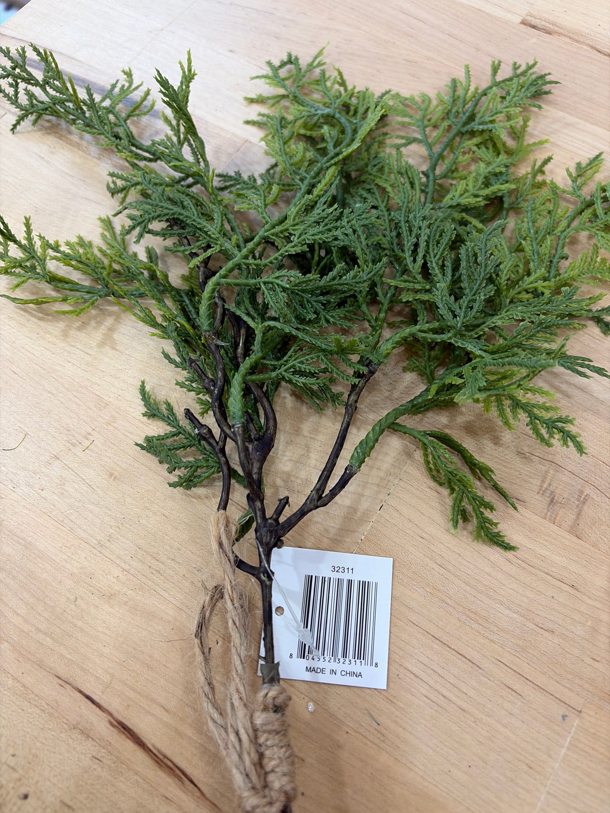 15in Soft Touch Green Cedar Pick - Premium Greenery for Wreaths, Arrangements and Home Decor Craig Bachman