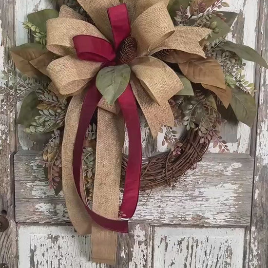 Fall wreath for front door, Autumn Wreath, Farmhouse Fall Wreath, Farmhouse Home Decor, Farmhouse Fall Decor, Housewarming gift, Home decor,