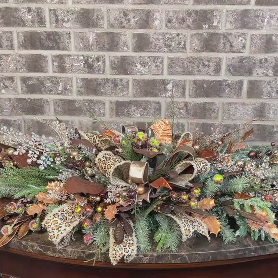 Fall Swag for front door, Fall Table Centerpiece, Fall Home Decor, Autumn Table arrangement, Elegant Fall Table Display,