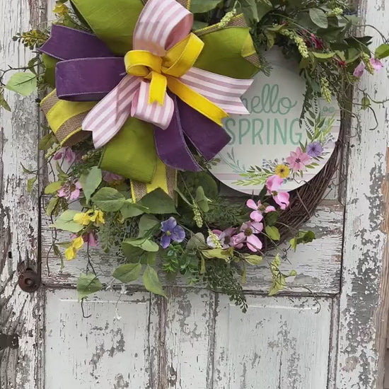 Spring Wreath for front door, Spring Wreaths for front door best sellers, Everyday wreaths for front door, Spring Decor, Housewarming Gift