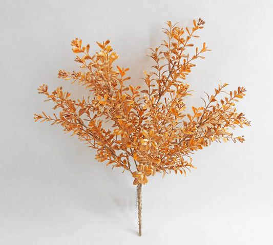 18in Fall Boxwood x7 - Premium Greenery for Wreaths, Arrangements and Home Decor Essentials