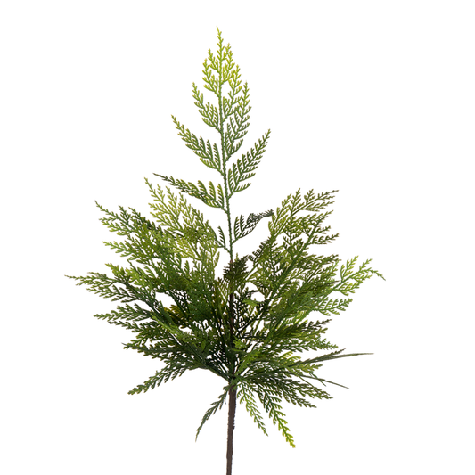 24in Real Touch Cedar - Premium Greenery for Wreaths, Arrangements and Home Decor Essentials