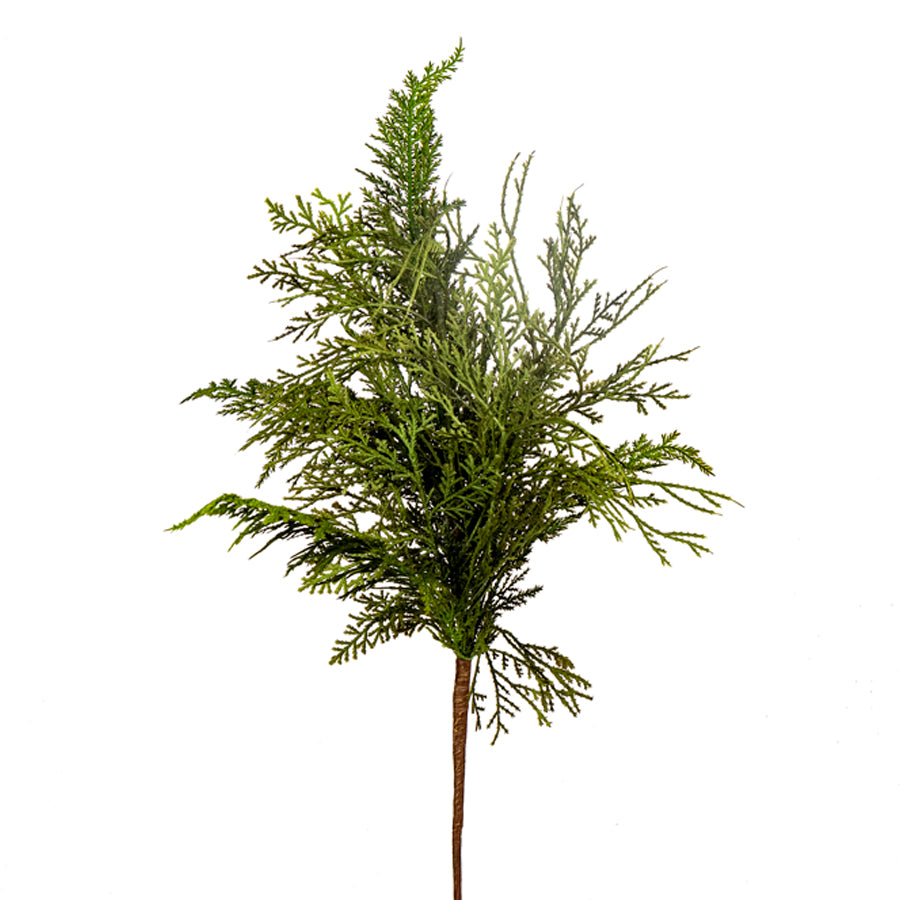 27in Cedar Spray - Premium Greenery for Wreaths, Arrangements and Home Decor CRI