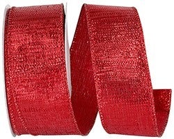 1.5 inch X 10 yard Metallic Reflection RED Ribbon