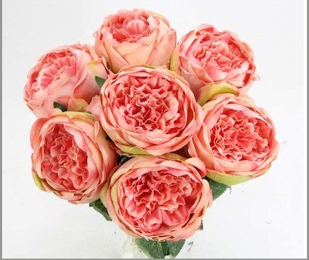 Peonies x7 Light Pink