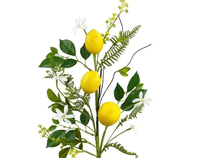 27in Lemon Pick w/ Elm & Blooms