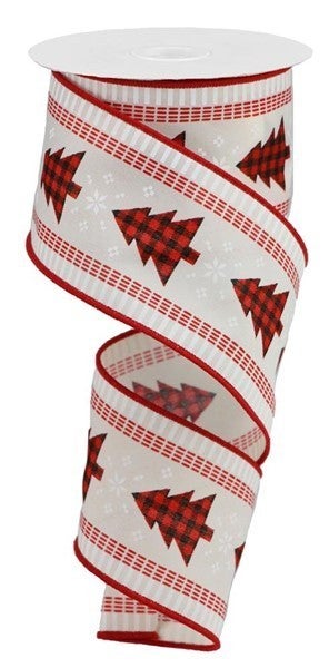 2.5 inch Gingham Tree w/tire tracks