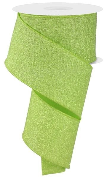 2.5 inch Fine Glitter on Royal GREEN