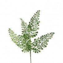 18in Glitter Maidenhair Fern GREEN