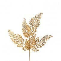 18in Glitter Maidenhair Fern GOLD