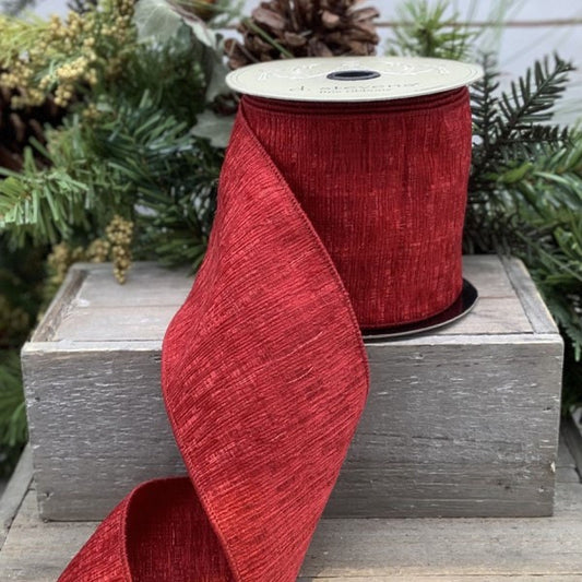 4inx10yd DStevens Jacquard Grasscloth RED