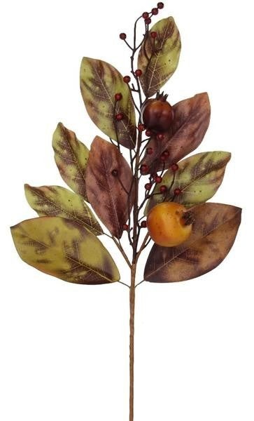 26in Fall Pomegranate/Berry Spray