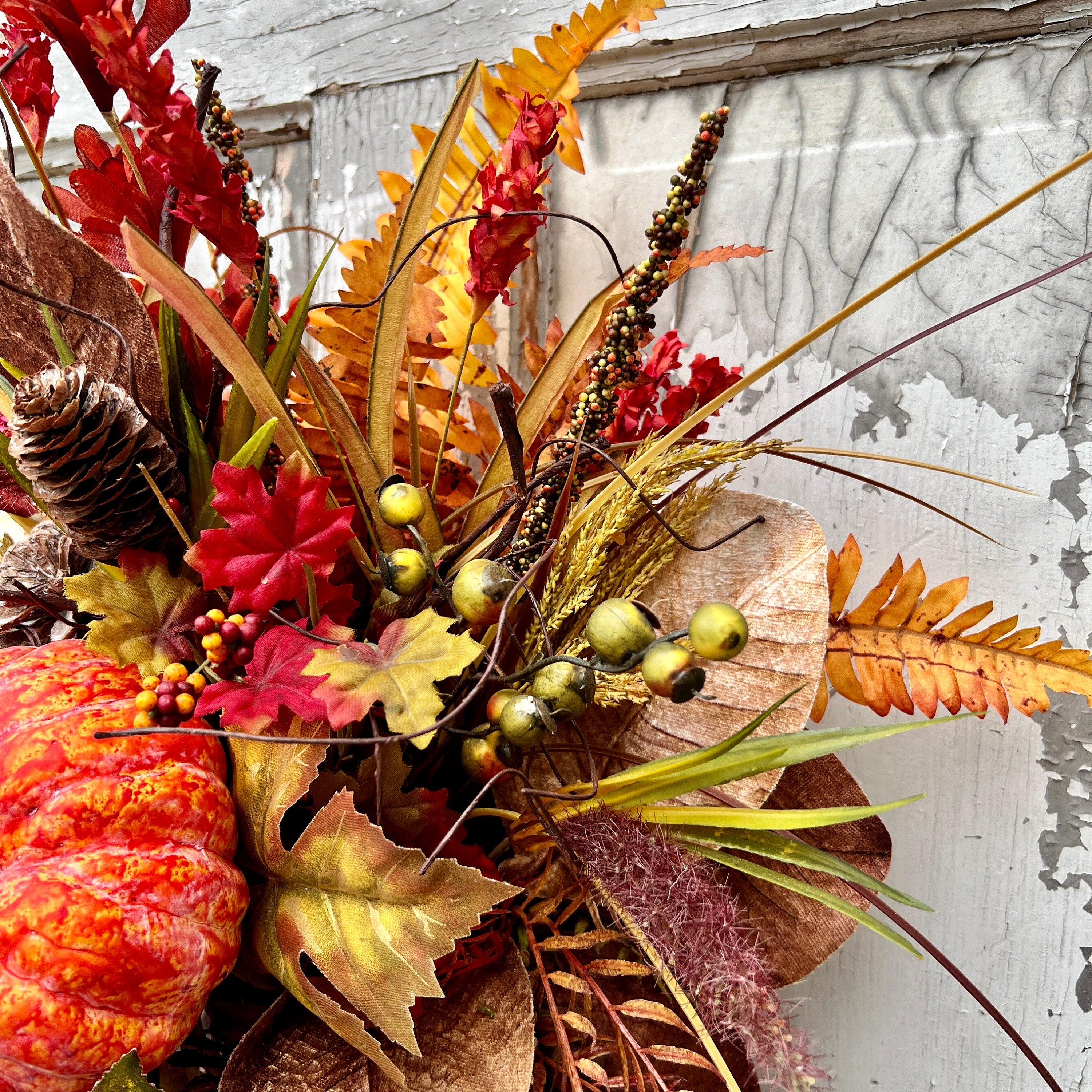 Autumn Wreath - Fall Wreath shops - Fall Decor - Autumn Decor - Front Door Decor - Front Door Wreath