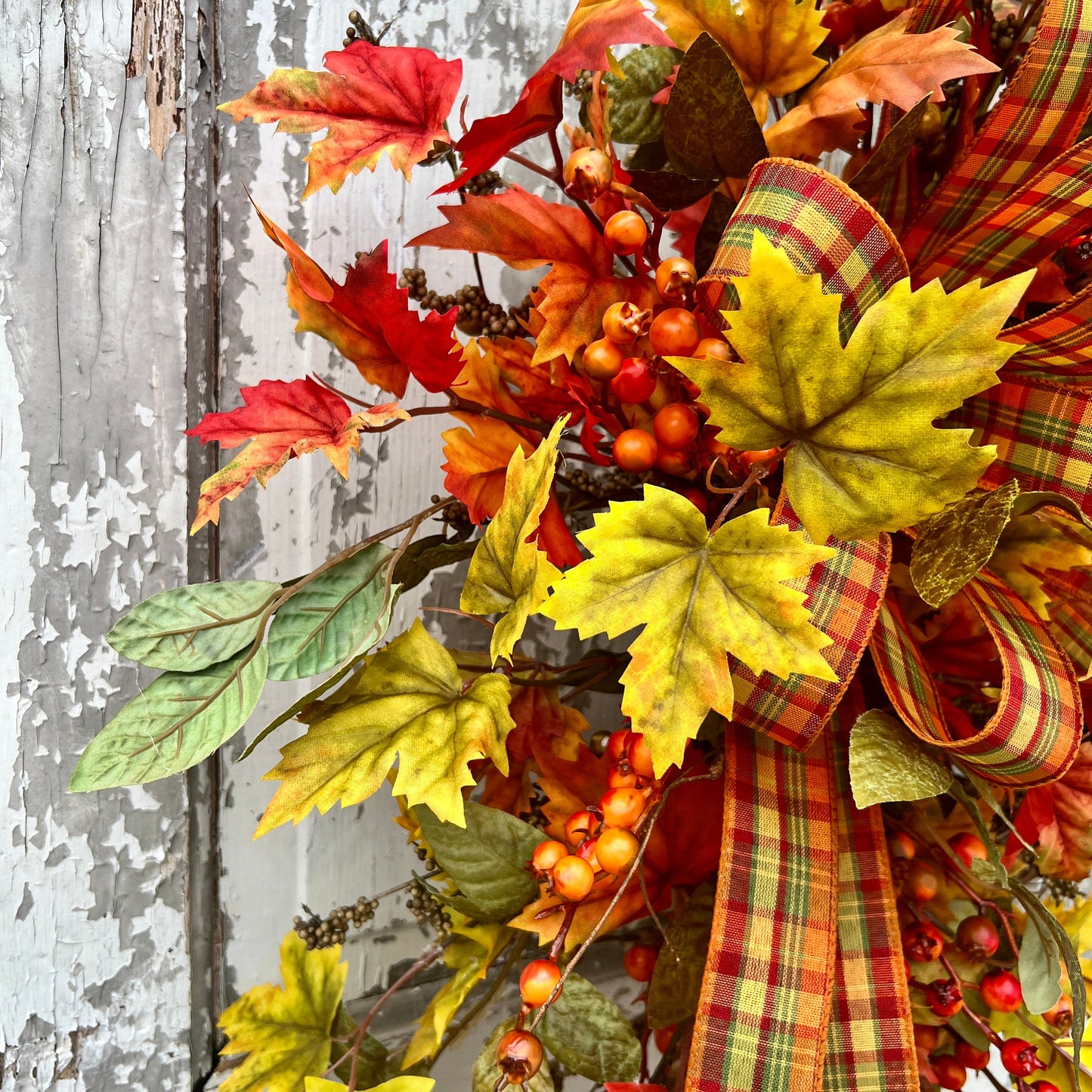 Fall Wreath for front door, Autumn Wreath, Fall Home Decor, Autumn Home Decor, Fall Porch Decor, Gift for her, Housewarming Gift,