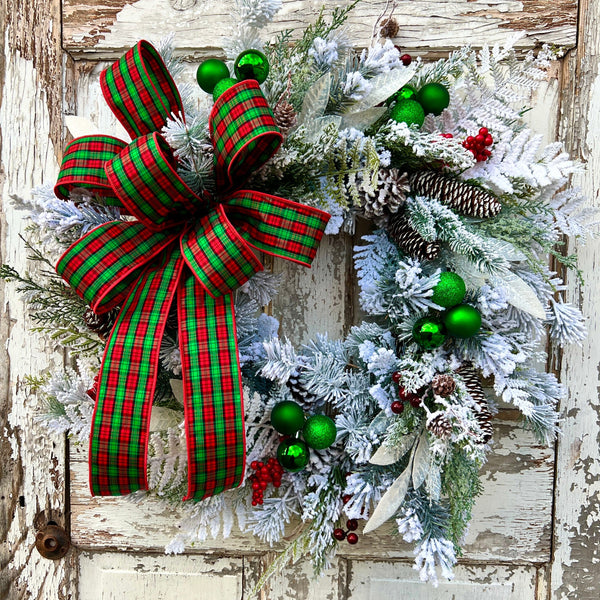 Christmas Wreath for front door, Farmhouse Christmas Wreath, Rustic Christmas wreath, Christmas Wreath Indoor, Christmas Wreath Outdoor,