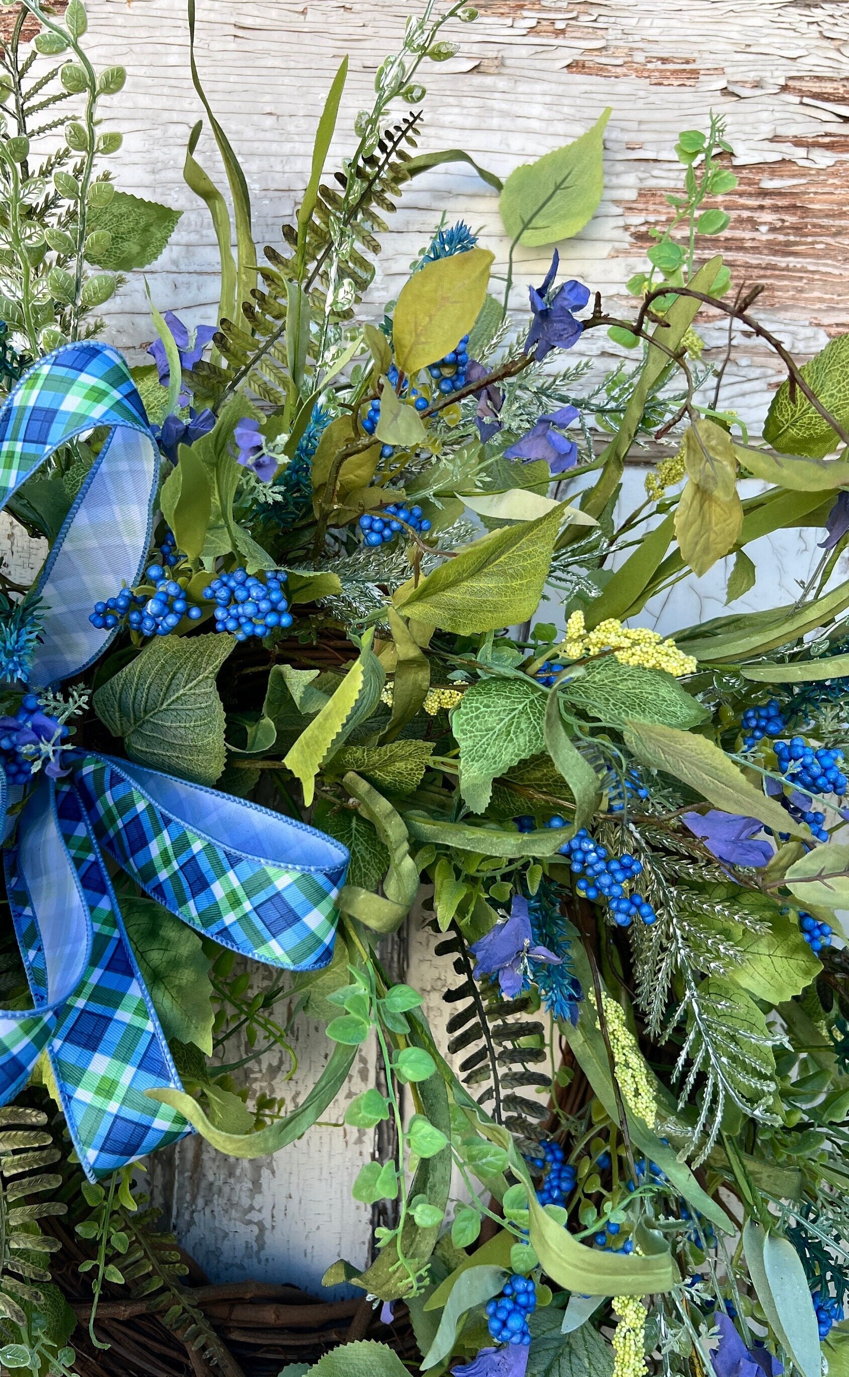 Spring Wreath for front door, Everyday wreath, Year round wreath for front door, Housewarming Gift, Spring Decor, Summer Decor, Home Decor,