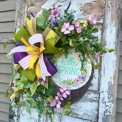 Spring Wreath for front door, Spring Wreaths for front door best sellers, Everyday wreaths for front door, Spring Decor, Housewarming Gift